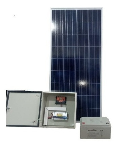Kit Energia Solar Residencial 110v Panel 150w Inversor 500w