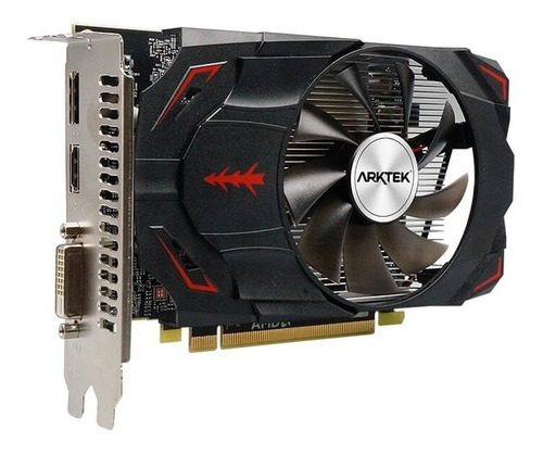 Placa De Video Arktek Rx 550 4gb Ddr5 128 Bit Aka550d5s4gh1