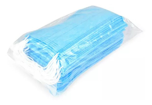 Imagen 4 de 8 de Cubre Bocas De 3 Capas Plisado Termosellado. Caja C/50 Pzs.