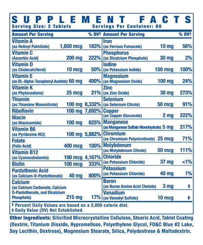 Multivitaminico Ronnie Coleman - Vita Xs Rc 120 Tabs