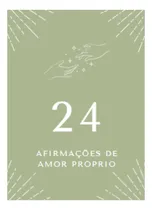 Comprar 24 Cartões Imprimíveis Afirmação Amor Próprio E Autoestima