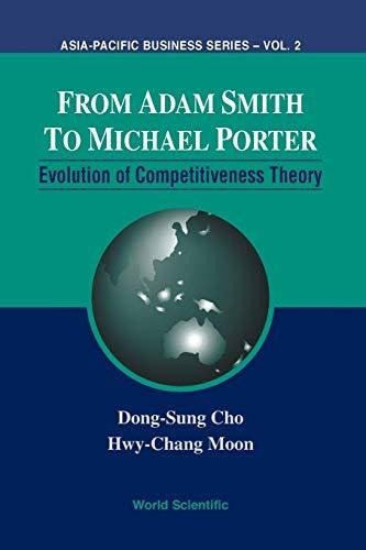 From Adam Smith To Michael Porter: Evolution Of Competitiveness Theory, De Dong-sung Cho. Editorial World Scientific Publishing Co Pte Ltd, Tapa Blanda En Inglés