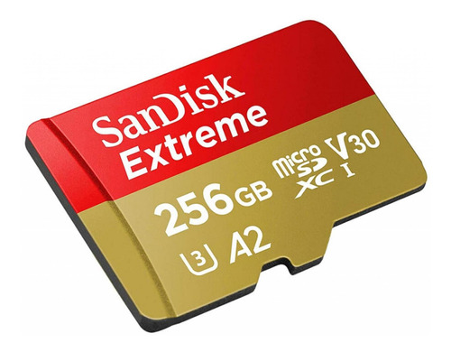 Memoria Microsd Sandisk Extreme A2 256gb Sdxc U3 160mb 4k