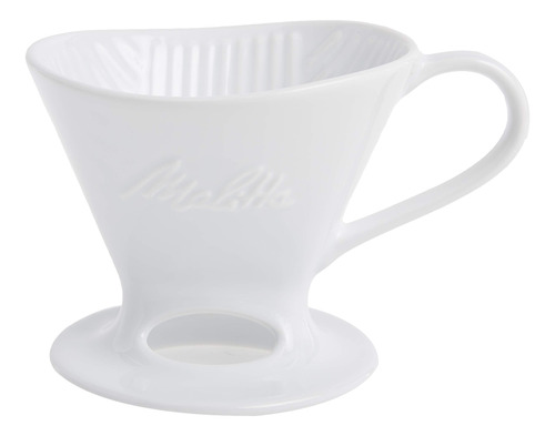 Melitta 1 Taza De Cafetera De Porcelana Con Cono De Vertido.