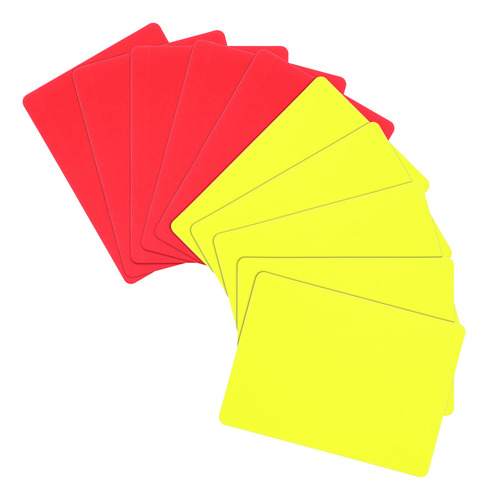 Juego De Tarjetas De Árbitro Deportivo, 10 Unidades, Color R