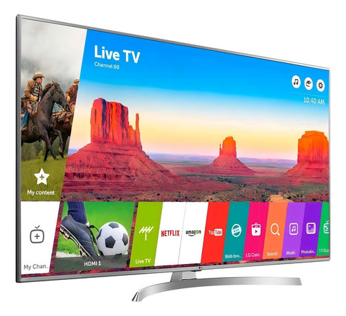 Smart TV de 65" LG AI ThinQ 65UK6550 con pantalla LED 4K