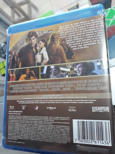 Bluray Star Wars Han Solo Original Nuevo Guerra De Las Galax