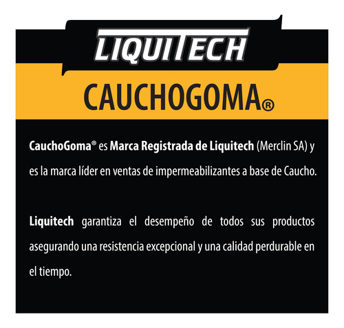 Membrana Cauchogoma Impermeabilizante P/ Techos Negro 4kg Negro Mate