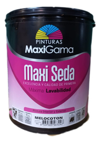 Pintura De Caucho Maxi Seda Melocoton Galon