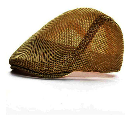 Gorra Plana De Malla Ajustable Para Vendedor De Periódicos C