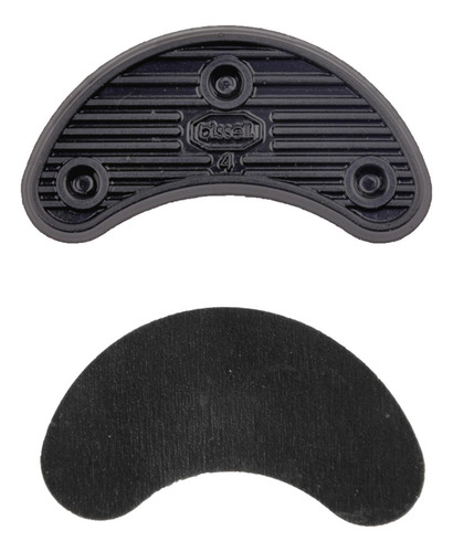 1 Par De Cola Na Sola Calcanhar 45x19mm Preto A