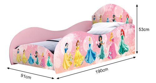 Jogo De Quarto Infantil Princesas Completo Com Penteadeira