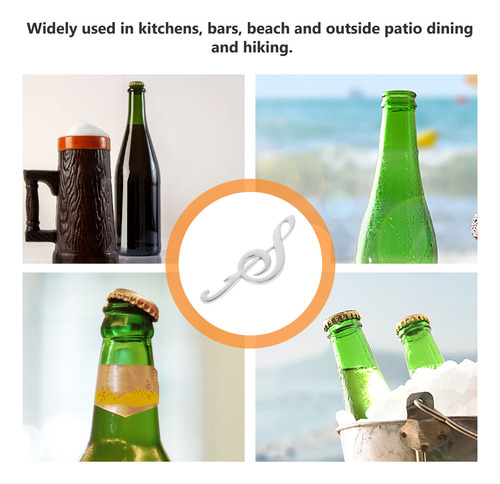 Abridor De Botellas De Cerveza Con Forma De Nota Musical (pl