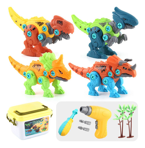 Juguete De Dinosaurio Para Niños Con Taladro Eléctrico