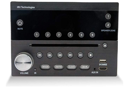 Irv Technology Irv31 Am/fm/cd/dvd Rv Radio Estreo 2 Zonas De