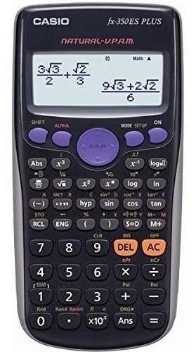 Imagen 1 de 2 de Calculadora Científica Casio Fx-350es Plus 252 Funciones