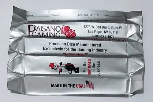 Dados Americanos Usados - Casino Mandalay Bay - Sin Descarte