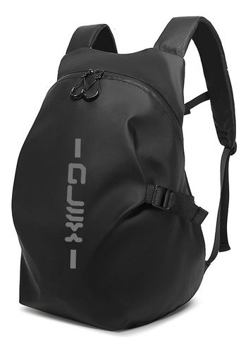 Mochila Antirrobo Con Fiambrera Y Tazon Para Almuerzo Negro/amarillo Liso
