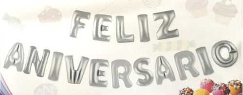 Bexiga Balão Metalizado Happy Birthday - Festa Aniversário 