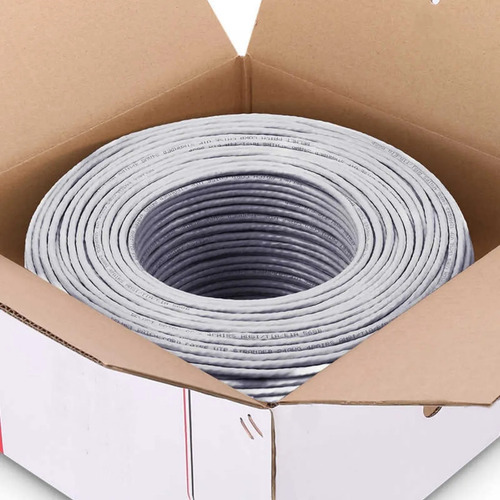 Cable Red Interior Utp Blanco Cat5e 100% Cobre Multifilar.