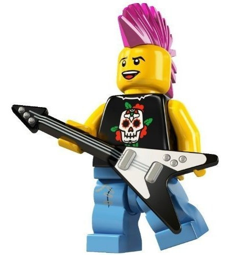 Serie Lego Minifigure Collection 4: Punk Rocker - Flojo