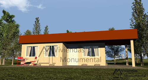 Imagen 1 de 7 de Casas Premoldeadas Modelo Minimalista- Viviendas Monumental