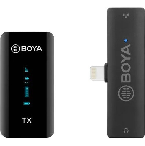 Microfone Boya By Xm6 S3 Lapela Sem Fio - Conector Lightning