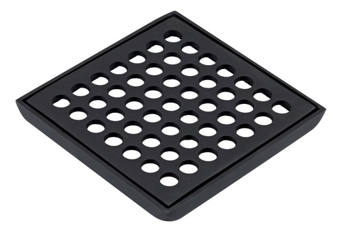 Grelha Quadrada C/ Caixilho 10cm Preto Fosco 1918bk Fani