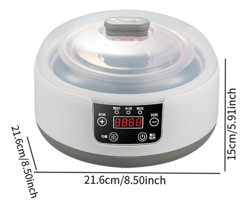 // Fabricante De Iogurte 1,2l Controle De Temperatura