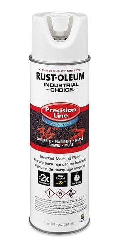 Rust-oleum Pintura Para Marcar En Invertido - Blanca -12/paq