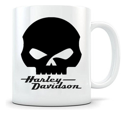 Taza Harley Print Taza Para Café/te/cerveza 11oz Blanco 25