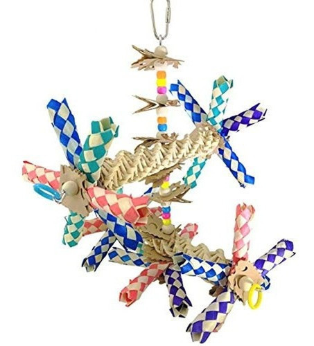 Bonka Bird Toys 1241 Double Helix Bird Toy Loro Jaula Juguet