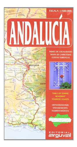 Libro Mapa Carreteras Andalucãa