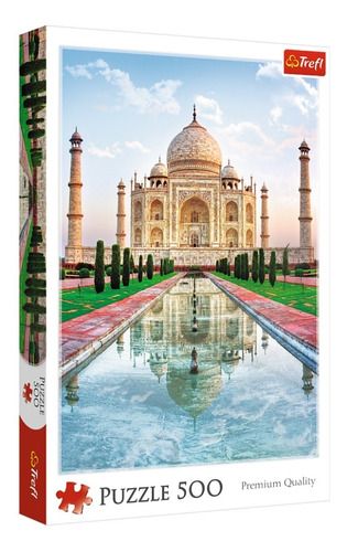 Taj Mahal Agra India Rompecabezas 500 Piezas Trefl 