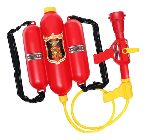 Pistola De Agua En Forma De Extintor De Fuego Plástico