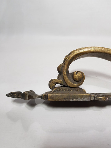 Imagen 8 de 9 de Antiguo Manijon Bronce Con Respaldo Estilo Francés Mag 59093