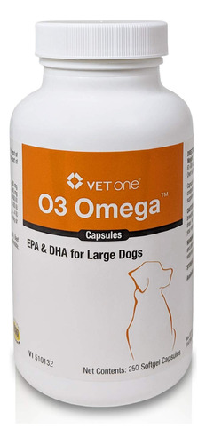 Vetone O3 Omega Soft Gel Para Perros Grandes - Soporte De Ac