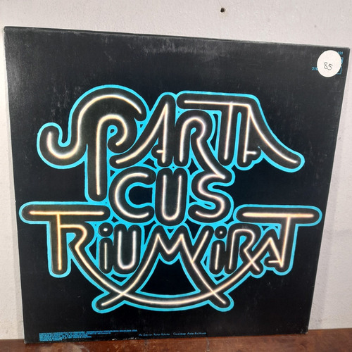 Imagem 2 de 6 de Vinil Lp Spartacus Triumvirat Excelente Estado