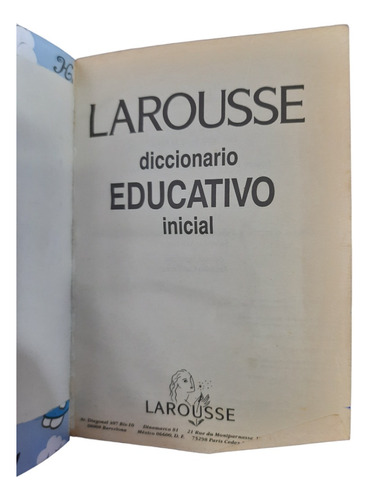 Diccionario Educativo Inicial Larousse