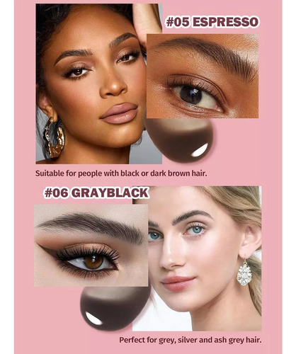 - Brocha Angular Y Baño For Cejas, Brocha Líquida