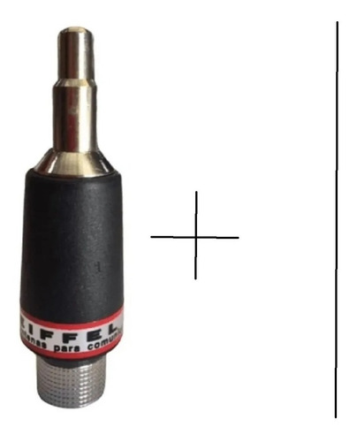 Imagen 1 de 5 de Bobina Antena Movil 5/8 Vhf 138-174 Mhz + Irradiante Eiffel