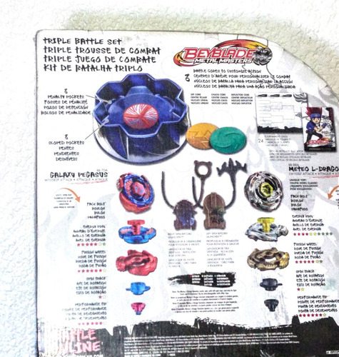Beyblade 2009 Metal Masters Performance Top Sistem N.u.e.v. (Usado)