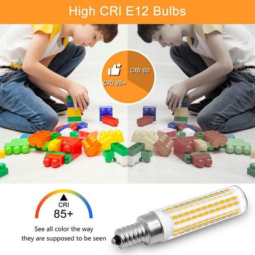 Bombilla Led E12 Regulable Zhenming Equivalente De 100 Led A