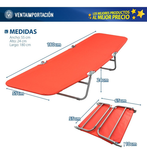 Imagen 3 de 4 de Reposeras Ideal Para Tomal Sol Playa Pileta Reposera Oferta