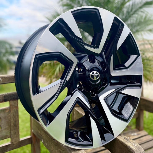 Roda Toyota Sw4 Diamond Aro 22 6x139 S39 / Valor Unitário Cor Preto Diamantado 6x139