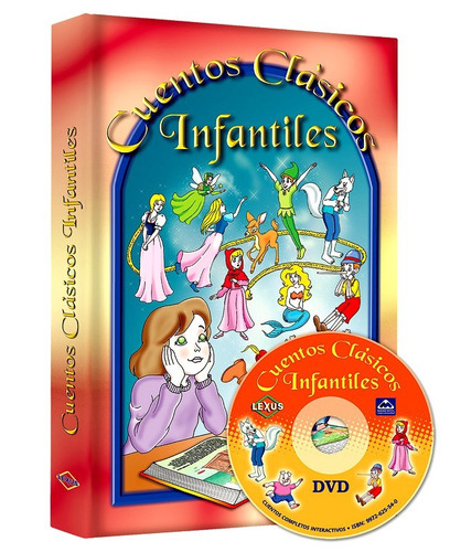 Libro Cuentos Clásicos Infantiles Niños + Cd