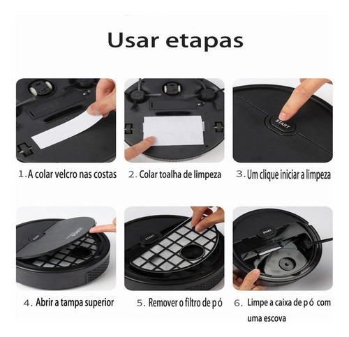. Escoba Aspiradora Robótica Automática Inteligente