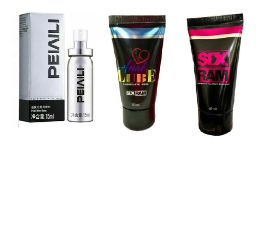 Pack 3 Retardante Spray Peineili 15 Ml + Excitante + Anal