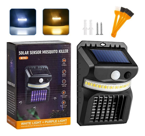 Lámpara Solar Antimosquito Con Sensor,mat Mosquitos Y Insect