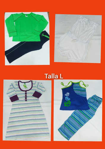 Pijamas O Conjuntos 3/4 (jade) Talla L